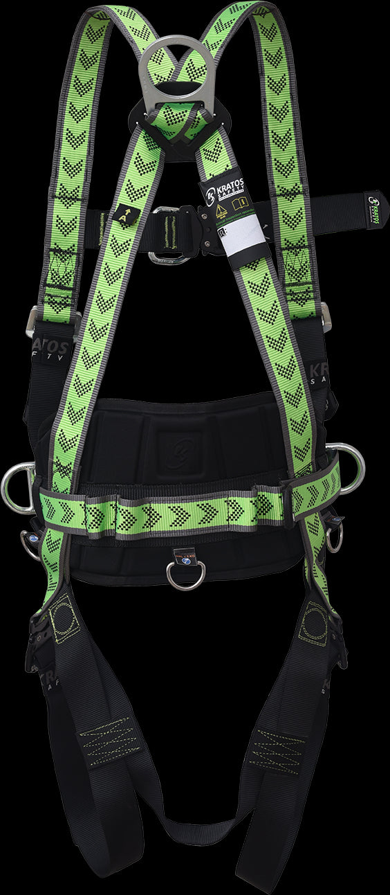 FA1020501A - KRATOS Safety Body harness 2 attachment points with belt and automatic buckles