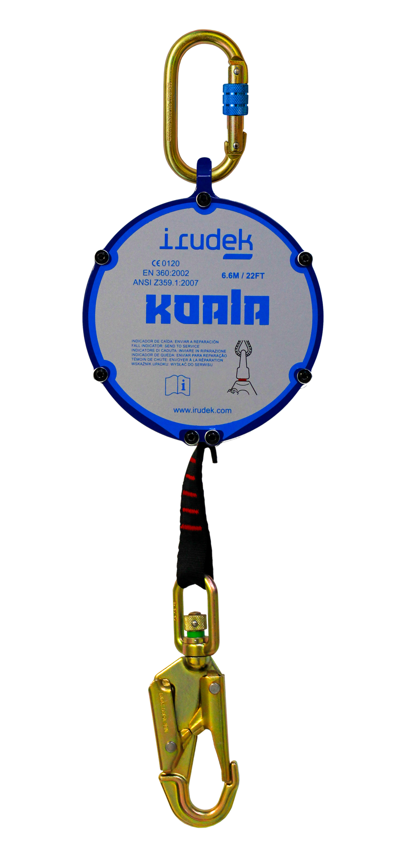 Work at Height,Fall Protection,Fall Arresters,Retractable fall arresters,Irudek